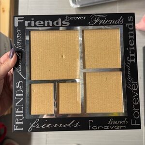 Black Friends Collage Picture Frame